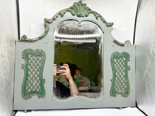 Antique wall mirror ornate - antique,