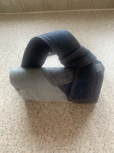 Zara patchwork denim mini city - patchwork,