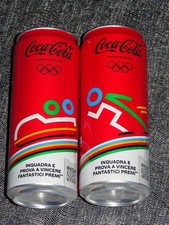 Coke Zero cans used x 2 (Coca Cola) 2026 Winter Olympics Milano Cortina