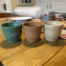 3 Small Scheurich Terracotta