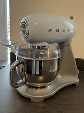 Smeg SMF01PBUK 50's Retro Style Food Mixer - Pastel Blue In Excellent Condition