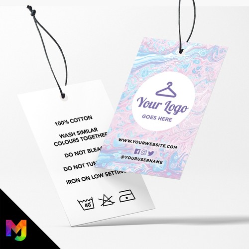 Custom clothing swing tags - swing,