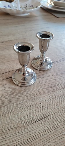 Pair small silver - pair,