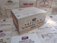 Wooden Wine Box Crate ~