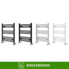 Bathroom Straight Heated Towel Rail Radiator Ladder Warmer Heating All Sizes
