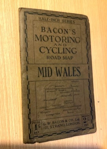 Folding map bacon motoring - folding, map.