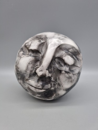 Raku porcelain head - raku,