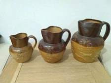 Vintage 3 x Salt glazed