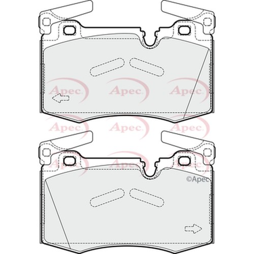 Brake pads set - brake, for
