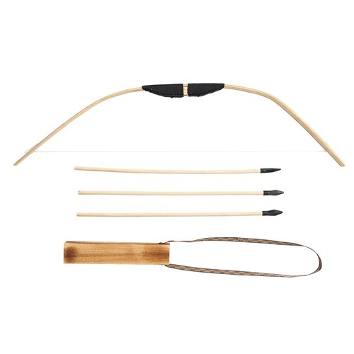Set handmade wooden bow - set,