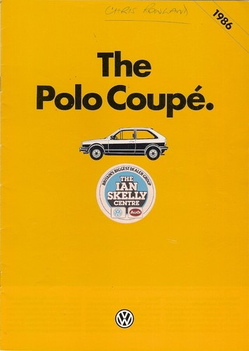 Volkswagen polo coupe - volkswagen,