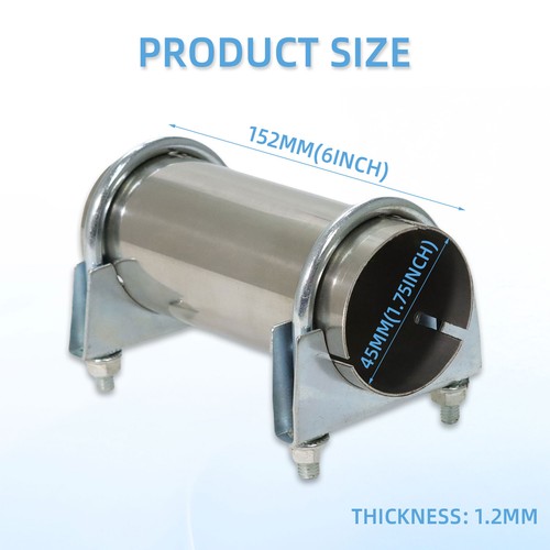 45mm 76mm clamp - on, exhaust