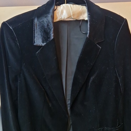Women black velvet - m&s,