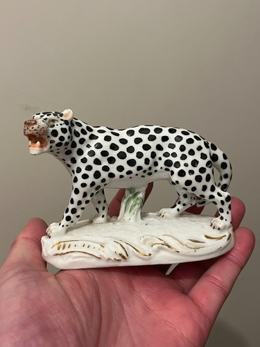 Meissen porcelain leopard - meissen,