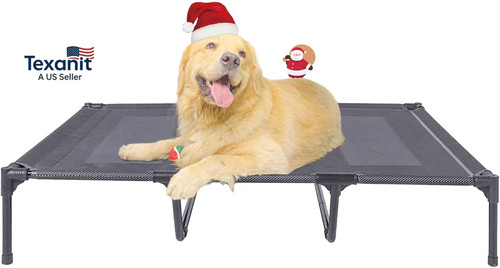 Elevated dog bed for large - elevated,