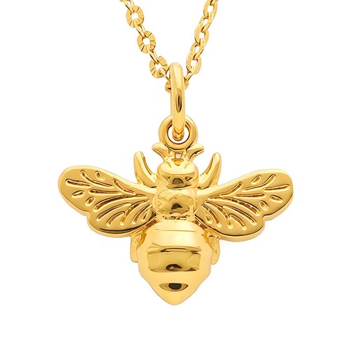 Gold honey bee - honey,