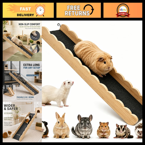 Foldable wooden guinea - wooden, pig