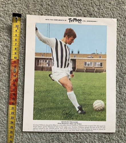 Typhoo tea football card 1966 - card,