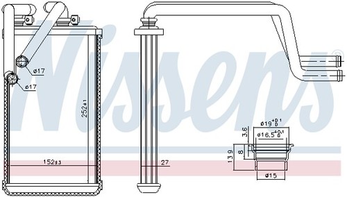 Heat exchanger interior - exchanger,,