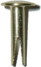 Split Rivets - Brass Plated -