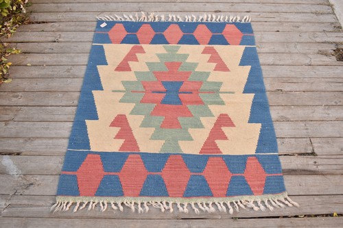 Turkish kilim rug - turkish, hand
