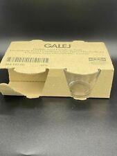 Set of Three Ikea Galej Glass Tea Light Holders