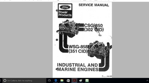 302 351 ford marine - 351, w