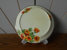 MARIGOLD floral pattern, old vintage, antique teapot stand CROWN DUCAL WARE