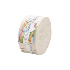 Moda Bella Solids Jelly Roll Natural 9900JR 12 - 40 x  2.5 ins strips
