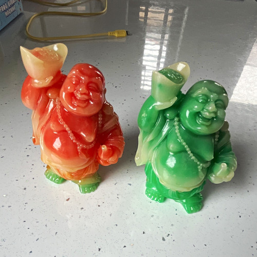 Set laughing buddha - set,