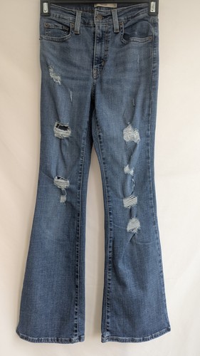Levi 726 flare light blue - flare,