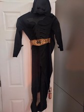 Batman Dark Knight Rubies Fancy Dress Costume Outfit Medium Kids Halloween cape