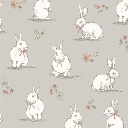 Easter bunnies cotton - easter, fabric