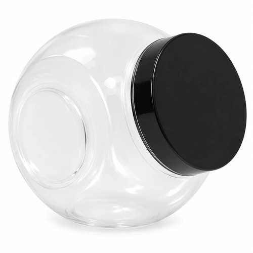 Large plastic cookie sweet jar - cookie,