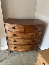 Antique Victorian Mahogany Bow