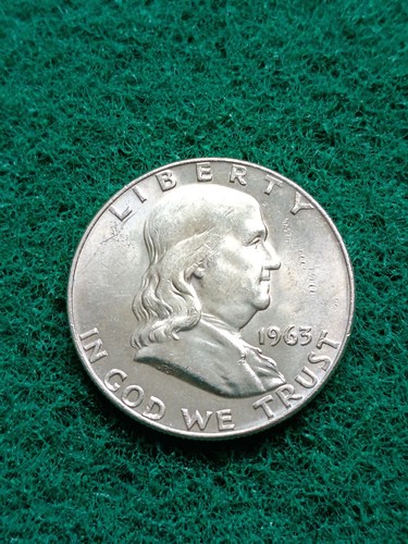 1963 usa franklin half - 1963, dollar
