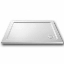 Nuie Pearlstone 1000 x 800mm Anti Slip Rectangle Shower Tray