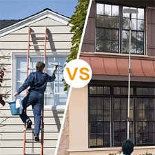 Telescopic window cleaner - 4.5m,