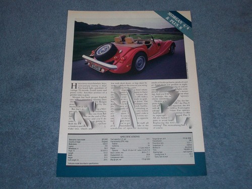 1987 morgan plus 8 - 1987,