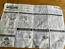 Power Rangers In space Astro Deluxe Megazord -genuine original Instruction