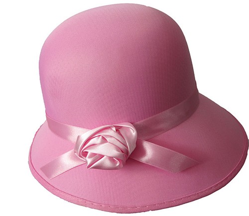 1920 ladies pink cloche - ladies,