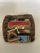 Zoo Med Creatures Wooden Cave, CT-82 Insect ,spider,lizard ,snake Cave  Unused
