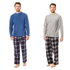 Mens Fleece Pyjama Set With