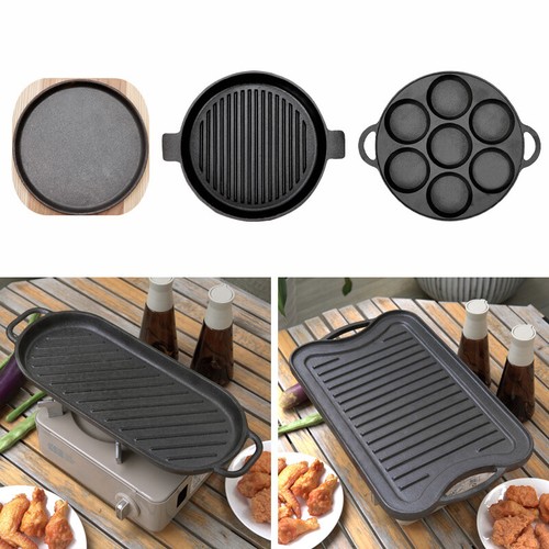 Cast iron frying pan - pan, grill
