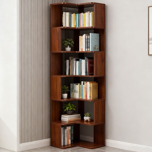 Corner bookshelf storage - corner,