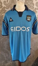 Retro  Manchester City Retro home shirt 2001 / 2002 large Dickov 9