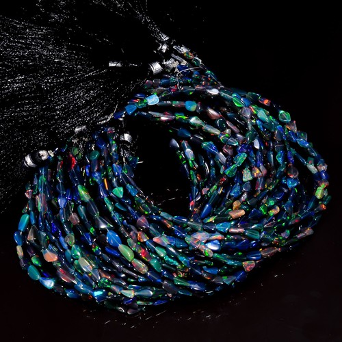 Black ethiopian opal gemstone - opal,