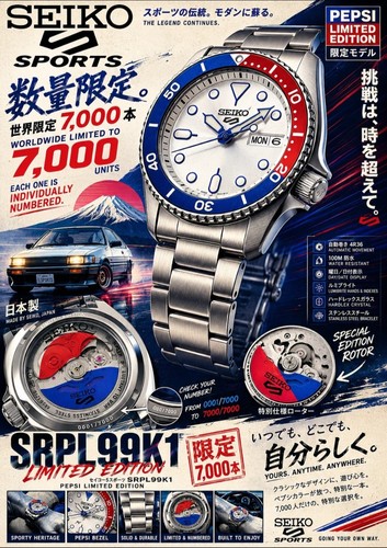 New seiko sports srpl99k1 - 5,