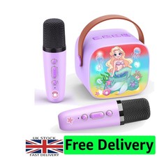 Wireless Unicorn Karaoke Machine for Kids - Perfect Xmas Gift for Ages 3-12