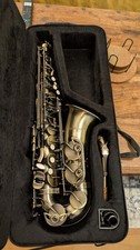 Sax UK Sakkusu Alto Saxophone. Vintage Colour Laquer Finish.
